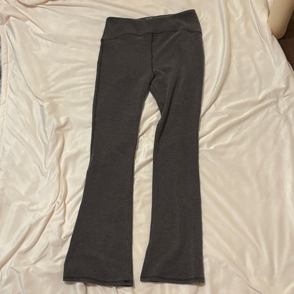 Wild Fable Womens Charcoal Ribbed Leggings